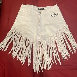 Women's sz medium fringe festival shorts